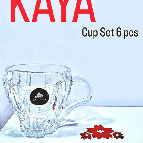 فنجان کایا الف8.5 ع11 فنجان کایا برند نوری تازه مجموعه 6 عددی - تصویر 1
