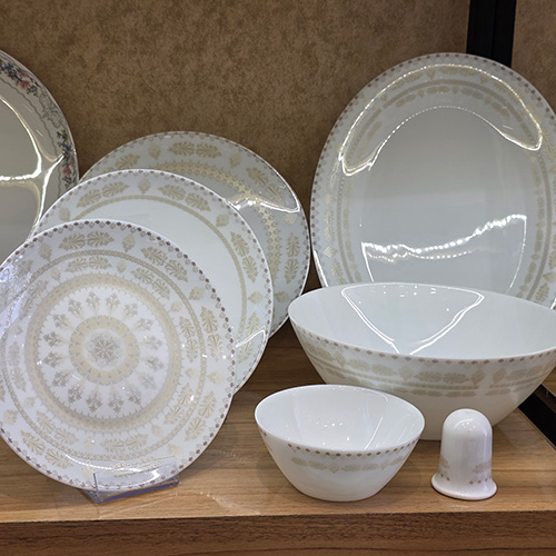 سرویس 26 پارچه الیسا عسلی برند پارس اپال