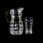 پارچ و لیوان اکوامارین مجموعه 7 عددی برند نوری تازه